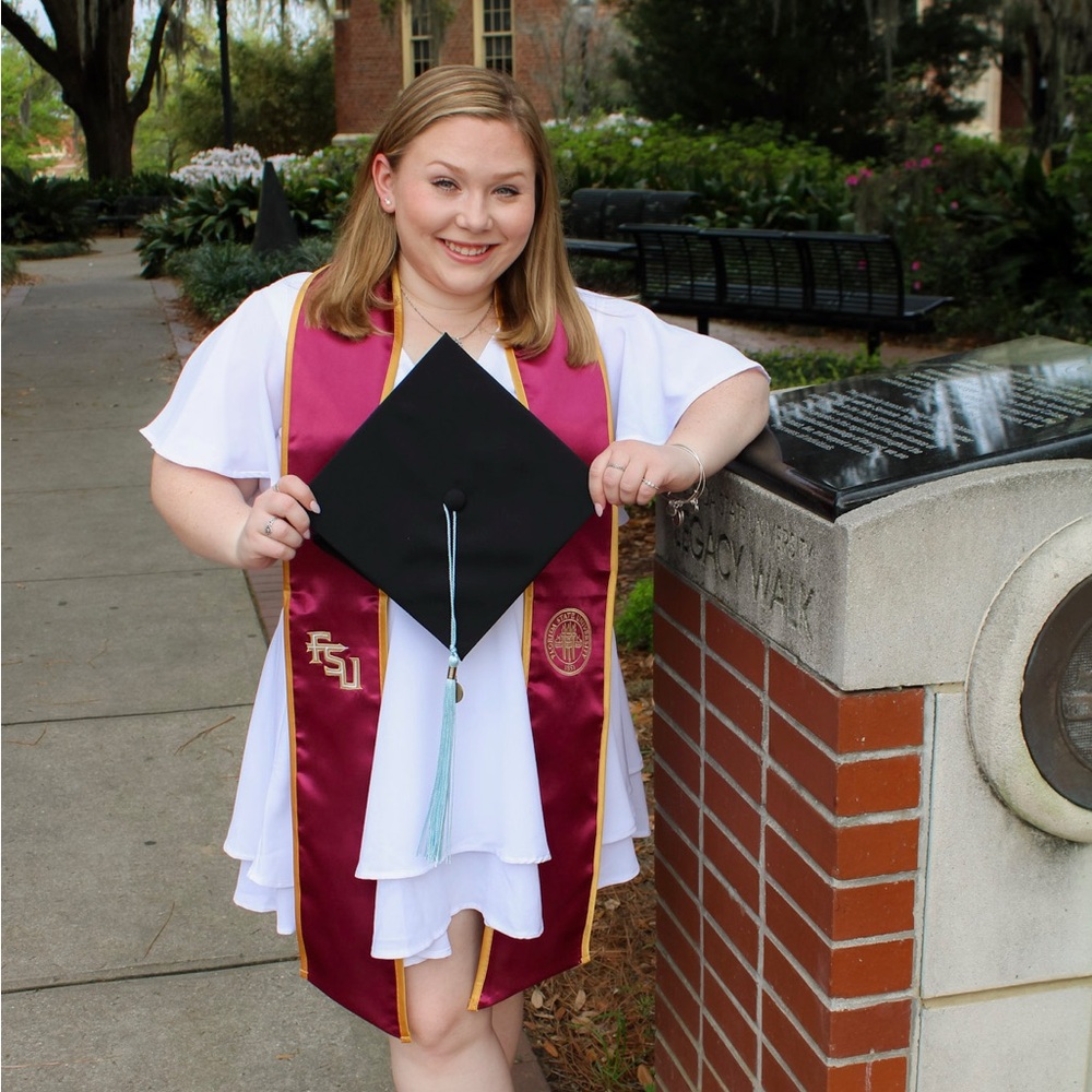 White Graduation Dress